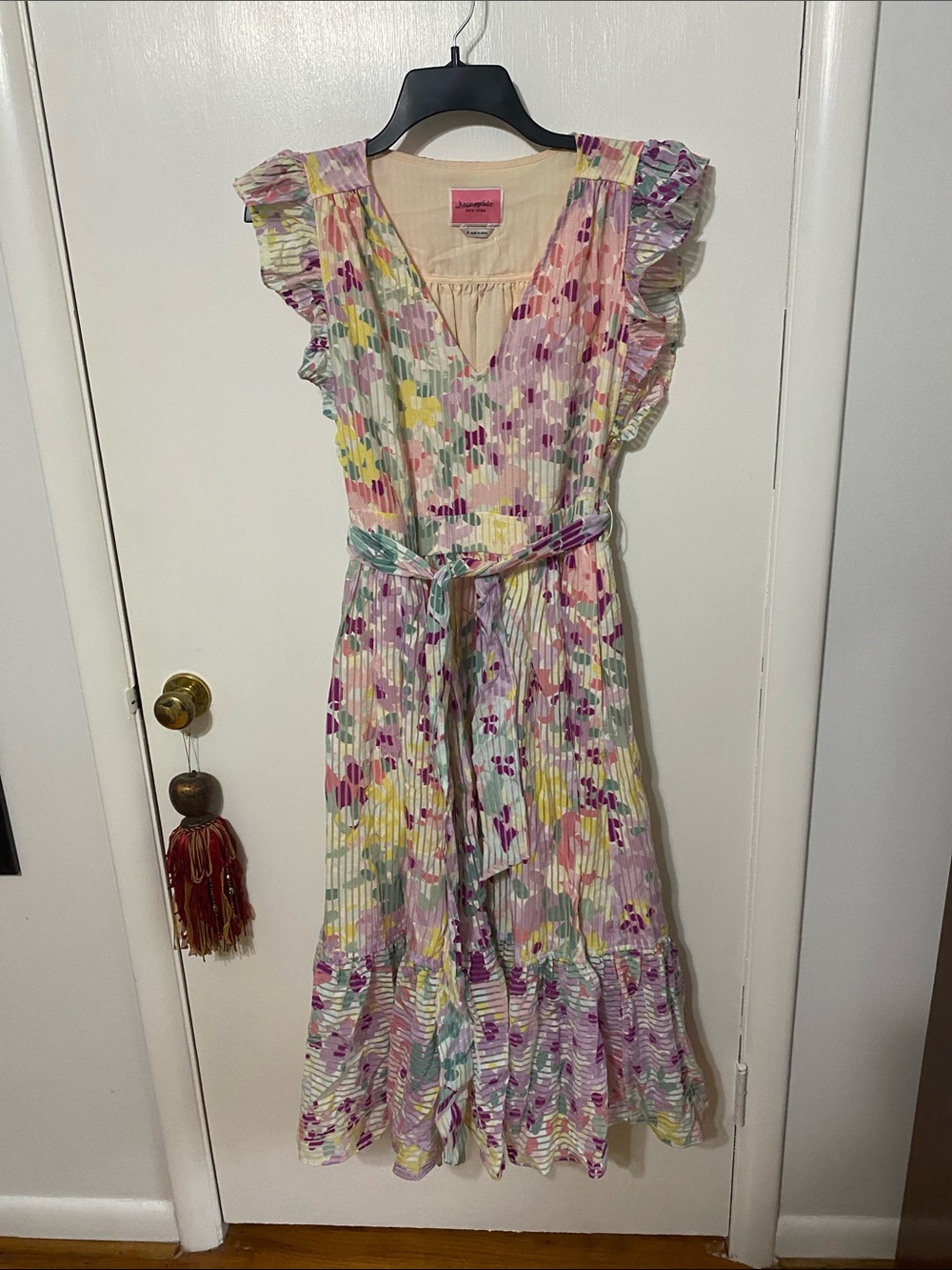 kate spade Pink Multicolor Floral Maxi Dress